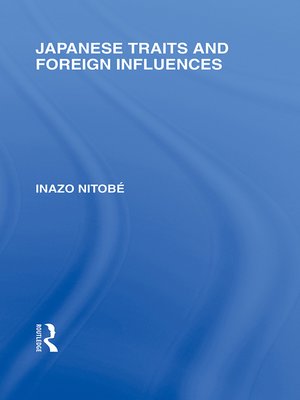 cover image of Japanese Traits and Foreign Influences